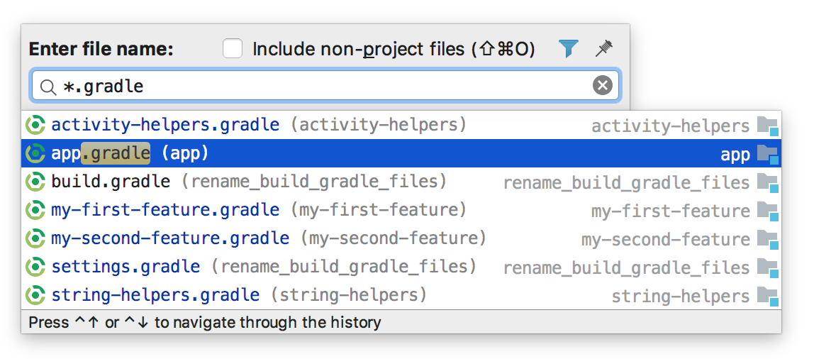 Renamed Build.gradle files